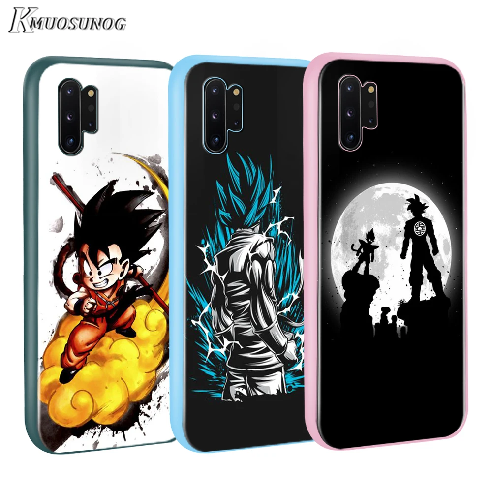 

Dragon Ball Z Goku Baseus Candy Color Cover for Samsung Galaxy Note 10 9 8 S11 S10 S9 S8 S7 Plus Edge Phone Case
