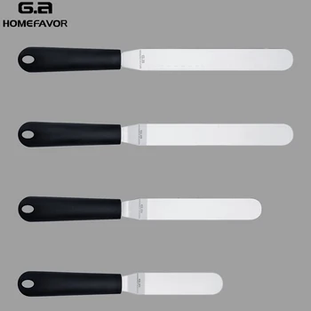 

4 or 3 Cake Decorating Tool Baking Spatula Bakeware Pastry Accessories Angled Stainless Steel Icing Spatula Offset Kitchen Knife