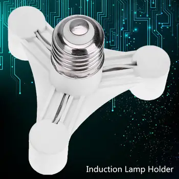 

E27 to E14 Bulb Light Socket Adapter Splitter Screw Induction Lamp Holder