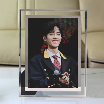 

15cm Customized The Untamed Xiaozhan Glass Photo Frame Tabletop Concert Gift