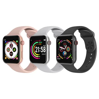 

touch screen intelligent bracelet IP67 waterproof step counting blood pressure exercise silicone universal bracelet for