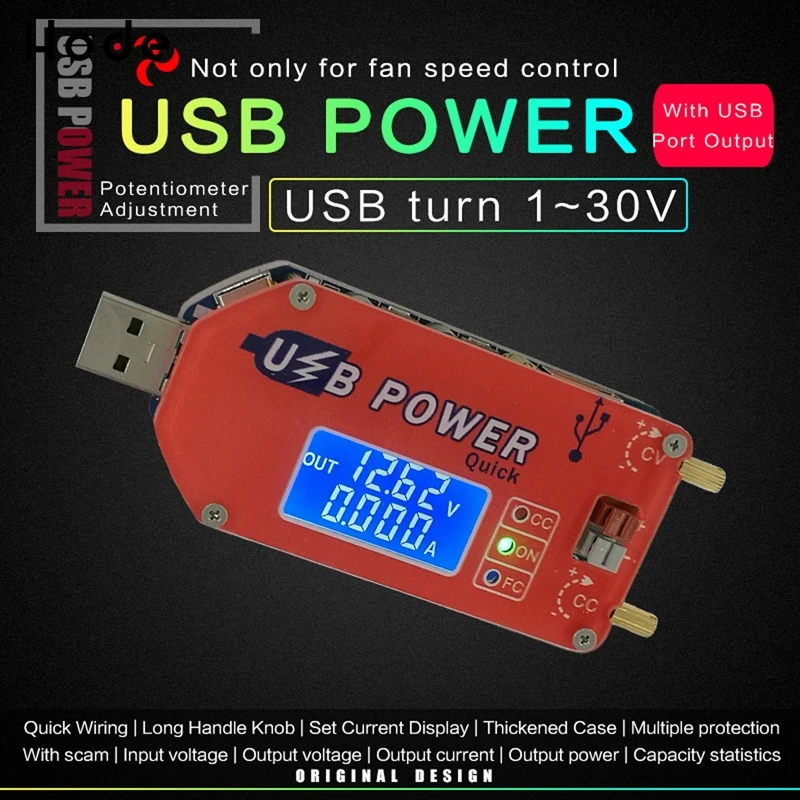 Цифровой дисплей DP3A USB регулируемый силовой модуль DC 1 30 в 15 Вт QC 2 0 3 FCP