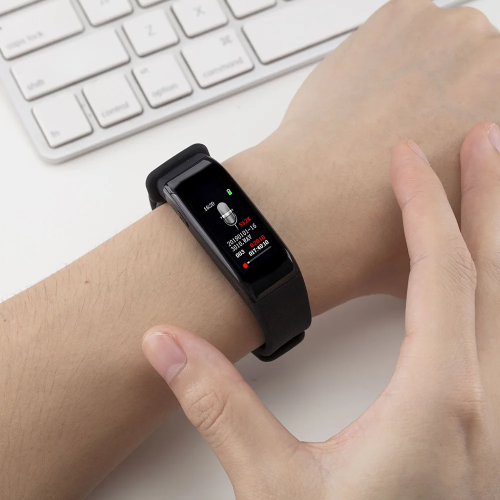 Bracelet Voice Activated Recorder 8GB Flash Drive