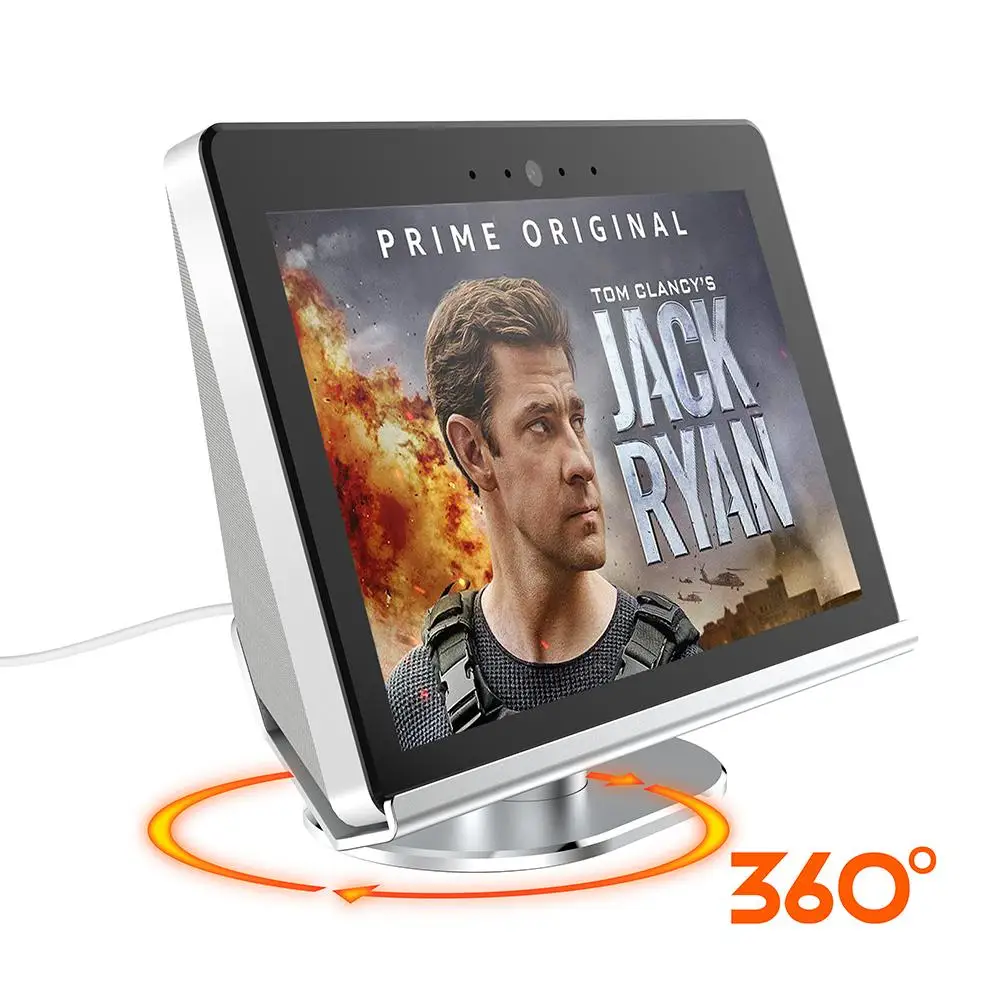 New Durable 360 Degree Rotation Aluminum Alloy Mount Bracket Lightweight Holder Base Suitable For Amazon Echo Dot Accessories