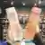 1pc 500ml Прозрачная Квадратная Пластичная Штейновая Чашка Воды Напольная Холодная Чашка Водных Видов Спорта Сока с портативной чашкой Воды веревочки молока