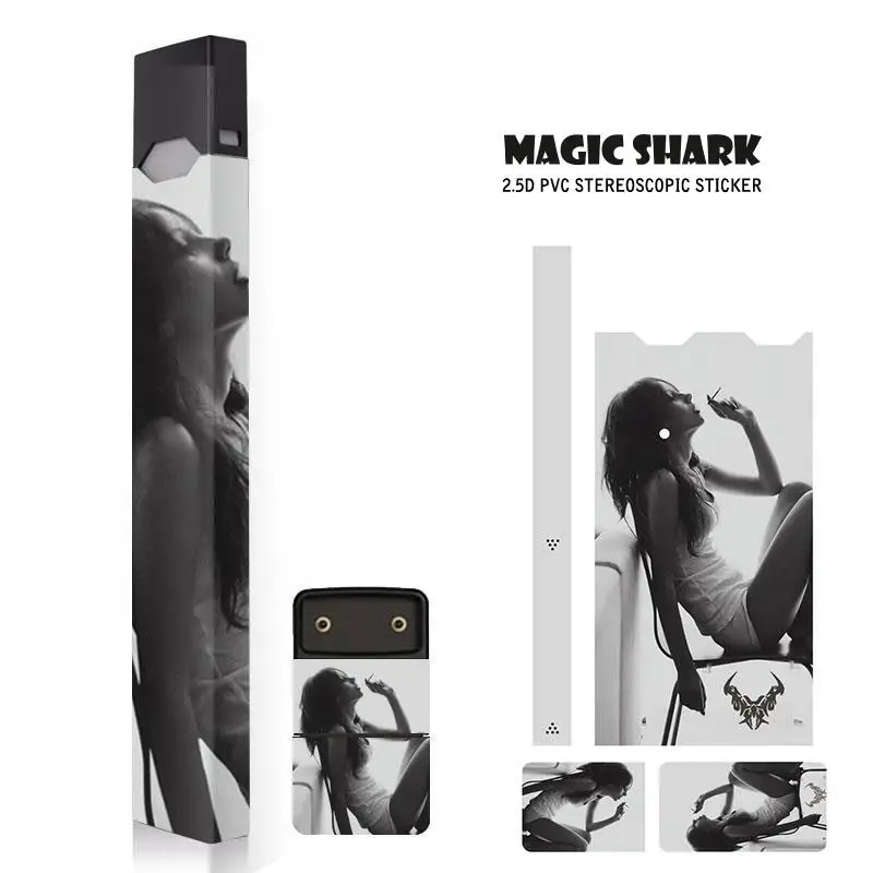 Magic Shark Magick High Quality Madonna Elvis Sexy Women Sticker For Juul Case Protective Skin Cover Full Film | Мобильные телефоны