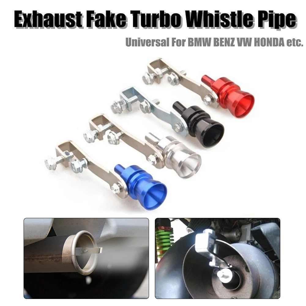 Exhaust Pipe Oversized Roar Maker Car Auto Exhaust Pipe Loud Whistle Sound Maker Fire Burner Afterburner For Ford Mustang 4