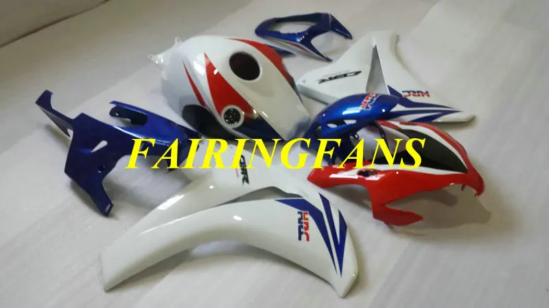 Инжекторный комплект для HONDA CBR1000RR 08 09 10 11 CBR 1000 RR CBR 1000RR 2008 2011 белая, голубая обшивка кузова+ подарки HM30
