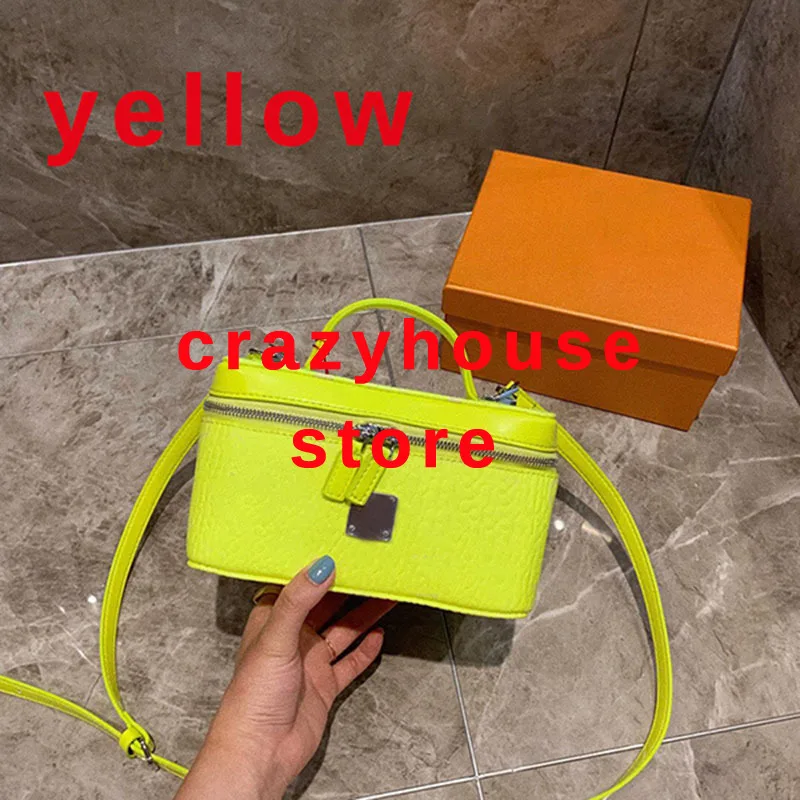 

Famous Brand Designer Make Up Bag Women Fashion Cosmetic Case Fuorescent Waist Bag Top Quality Belt Bags For Women 2019