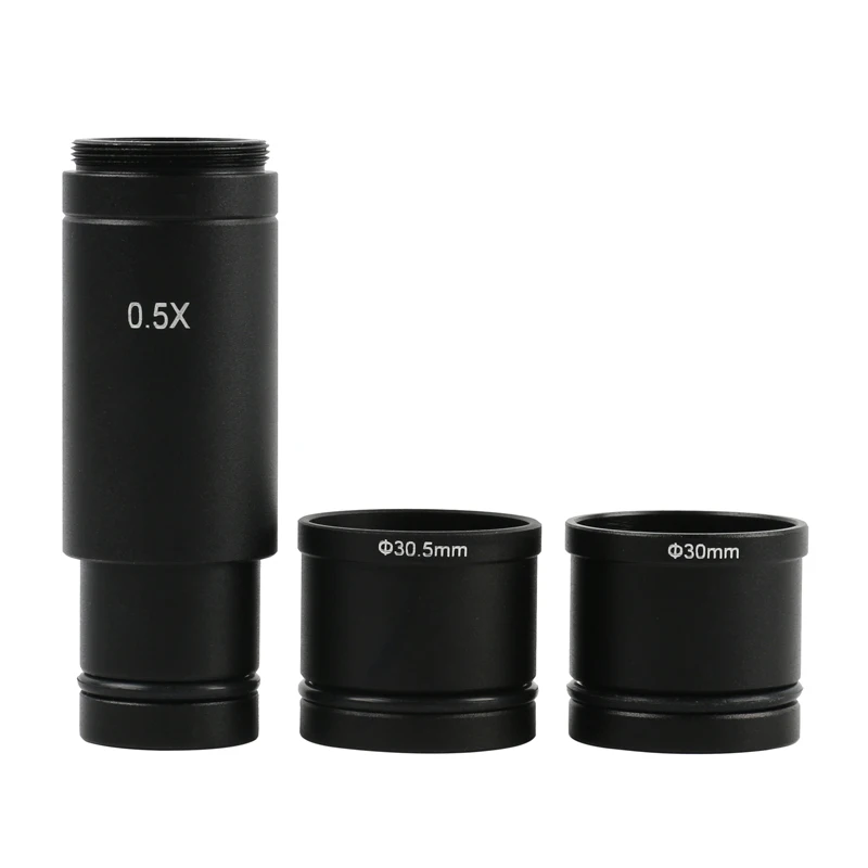 

0.5X C Mount Lens Adapter Video Microscope Camera 23.2mm 30mm 30.5mm CMOS CCD Camera Adapter Digital Eyepiece Accessories