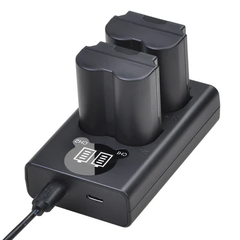 

NP-W235 NPW235 2280mAh Rechargeable Battery and Dual Charger for Fujifilm Fuji X-T4, XT4 Camera Battery