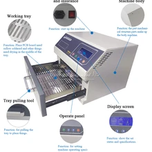 LY 962C цифровой дисплей 2600 Вт программируемая печь для пайки методом оплавления припоя 400*400 мм сварочная зона