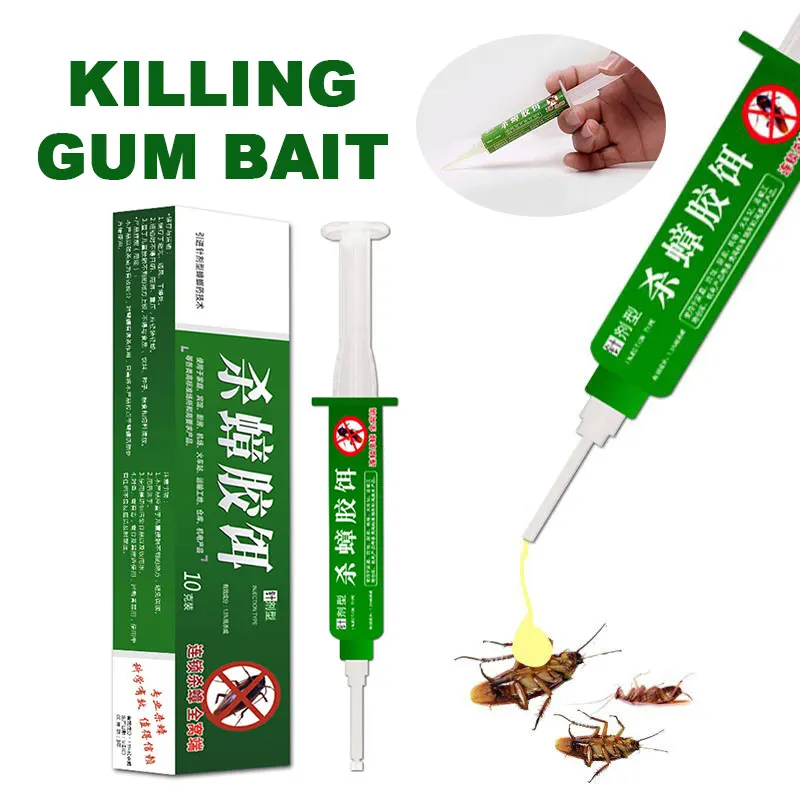 

Roach Gel Bait Insecticide Bait Home Hotel 10g Solid Cockroach Bait Catcher Miraculous Kill Ant Kitchen Insect Contagion