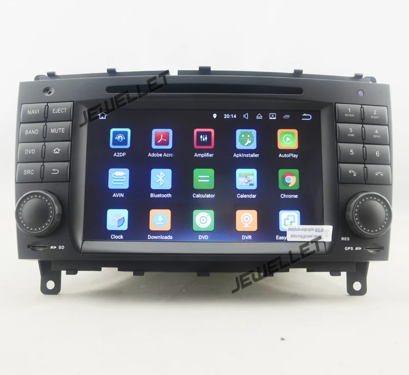Четырехъядерный Android 9,0 автомобильный DVD gps Радио Навигация для Benz CLK W209 cls-класс W219 с 4G/Wifi DVR зеркальное соединение