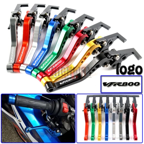 Motorcycle Brake Handle Bar Lever CNC Aluminum Short Adjustable Clutch levers For Honda VFR 800 VFR800 1998-2001 | Автомобили и