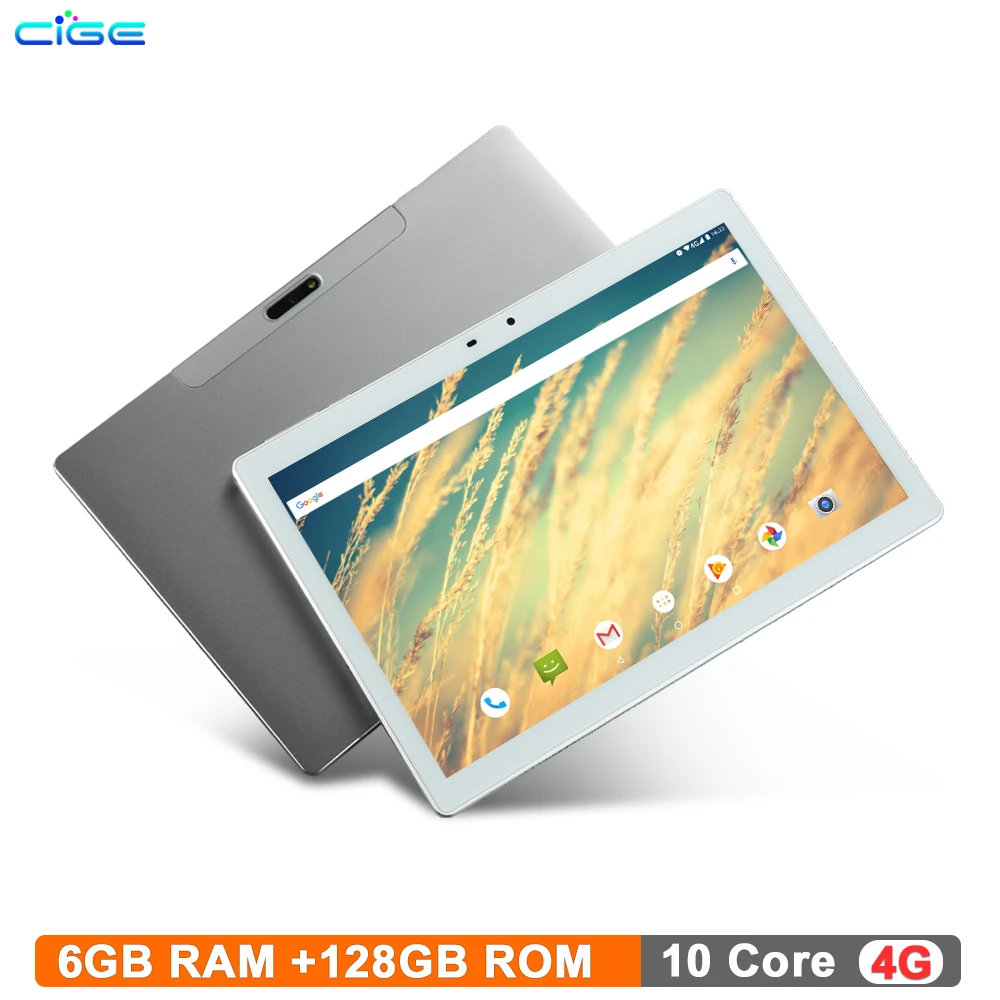 2021 Newest 10.1 inch Tablet PC MT6797 10 Deca Core 1920*1200 IPS Screen Dual 4G Lte 6GB RAM 128GB ROM Android 8.0 Tablets