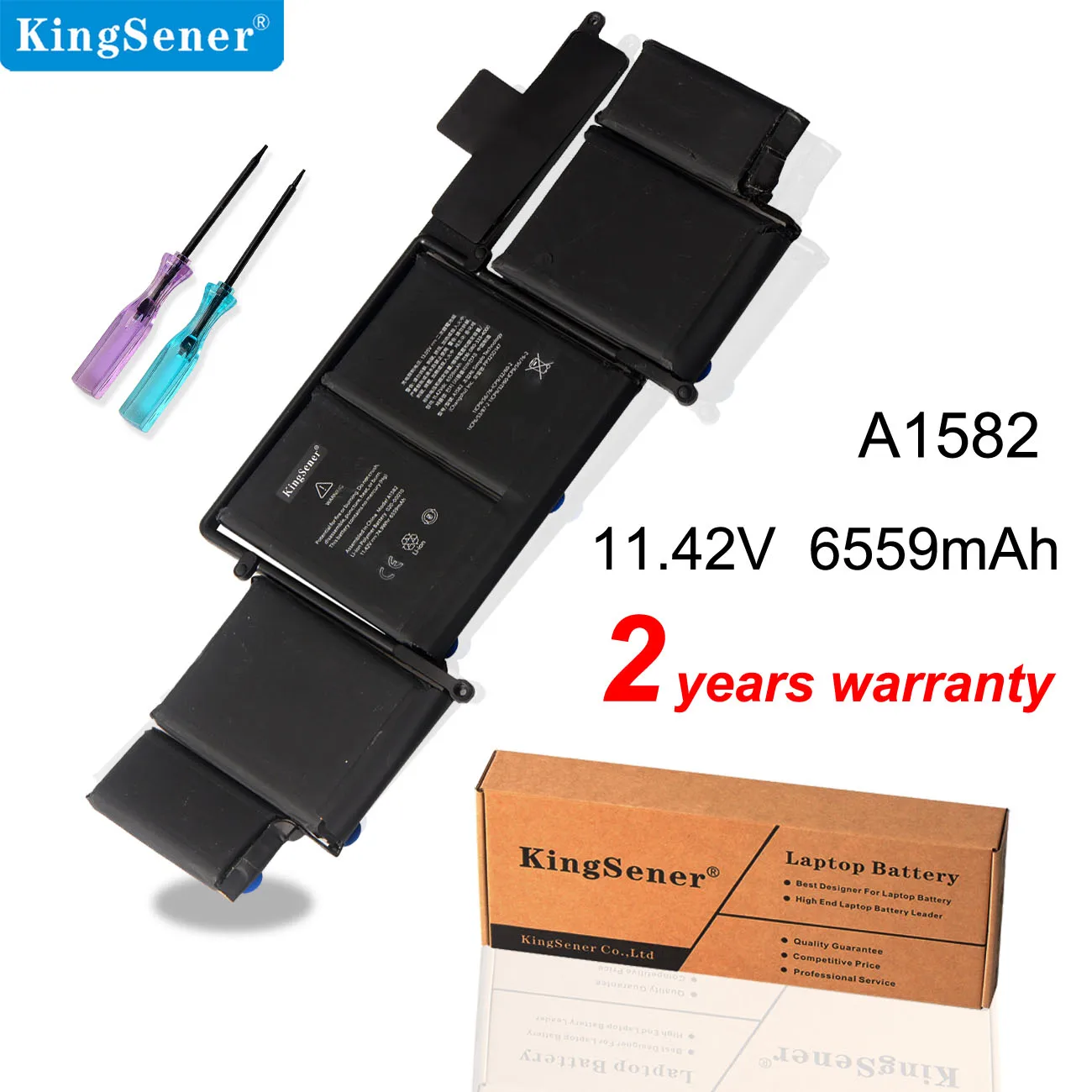 Аккумулятор KingSener для ноутбука A1582 Apple MacBook Pro 13 &quotRetina A1502 2015 года с инструментами