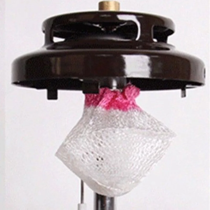Camping Light 10Pcs Gas Lantern Mantles Kerosene Gas Lamp Cover Durable Mesh Camping Lamp Pressure Mantles Spare Parts 6.5cm/8.5cm