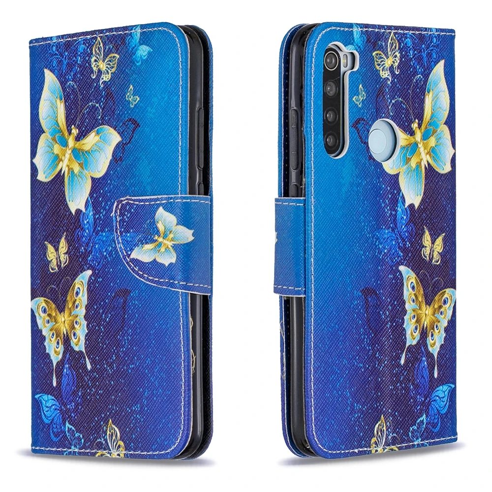 Кожаный чехол Xiaomi Redmi Note 8 Pro для Funda Xiaomi Redmi Note 8, флип-чехол, Ретро кошелек, держатель для карт, магнитные Чехлы для книг