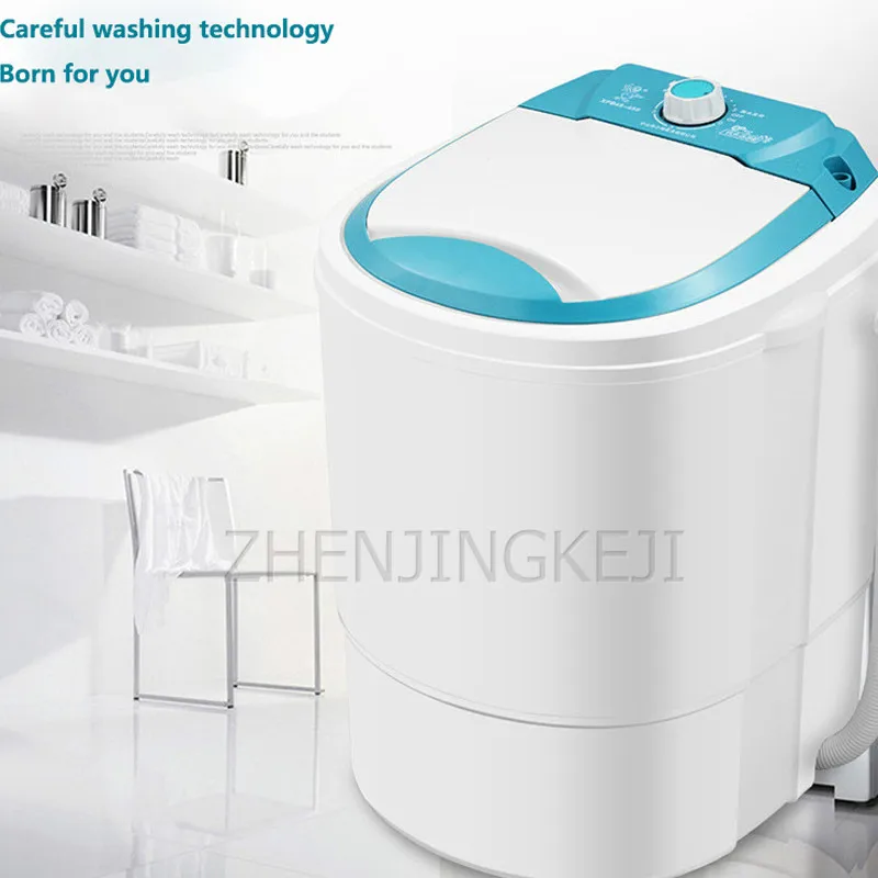 

Mini Washing Machine 220V/240W Portable Children's Small Single Barrel Elution Integrated Down Drain Top Opening Laundry Tools