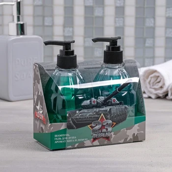 

Set "February 23, tank" shower gel, shampoo 4520790