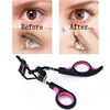 1PC Black-Purple Frosted Handle Eyelashes Clip Curl Eye Lash Cosmetic Beauty Makeup Fake Eyelash Curler Curling Tweezers Tools ► Photo 2/6