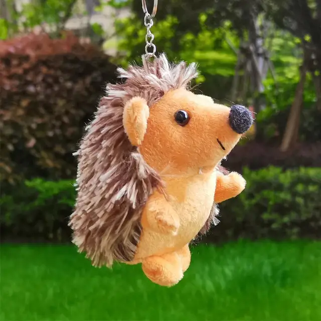 10CM Cartoon Little Hedgehog Plush Toy Dolls Small Pendant Bag Gifts Keychain Decoration Mini Dolls Cute V5E3 1