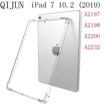 

Clear Silicone Case For iPad 7 10.2 2019 Transparent TPU Silicone Tablet Cover For Apple iPad 7th Gen A2197 A2198 A2200 A2232