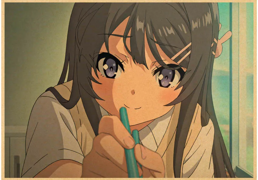 Japanese Anime Room Decor | Sakurajima Mai Stickers | Room Decor Poster  Anime - Anime - Aliexpress