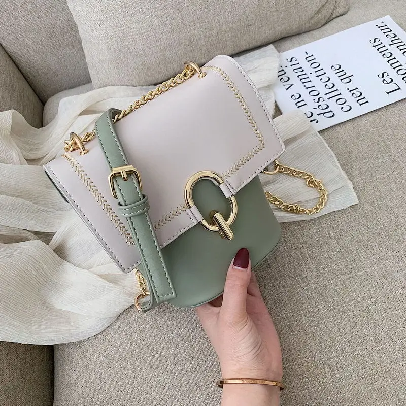 

2019 Bucket Bag Designer Chain Crossbody For Women Luxury Handbags Female Small Fashion Chic Shoulder Messenger Bag All Match