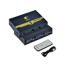Aliexpress - 2 Ports VGA Switch 2 In 1 Out With Remote Control Switching Suitable For Video Computer Host LCD Monitor Converter Sharing