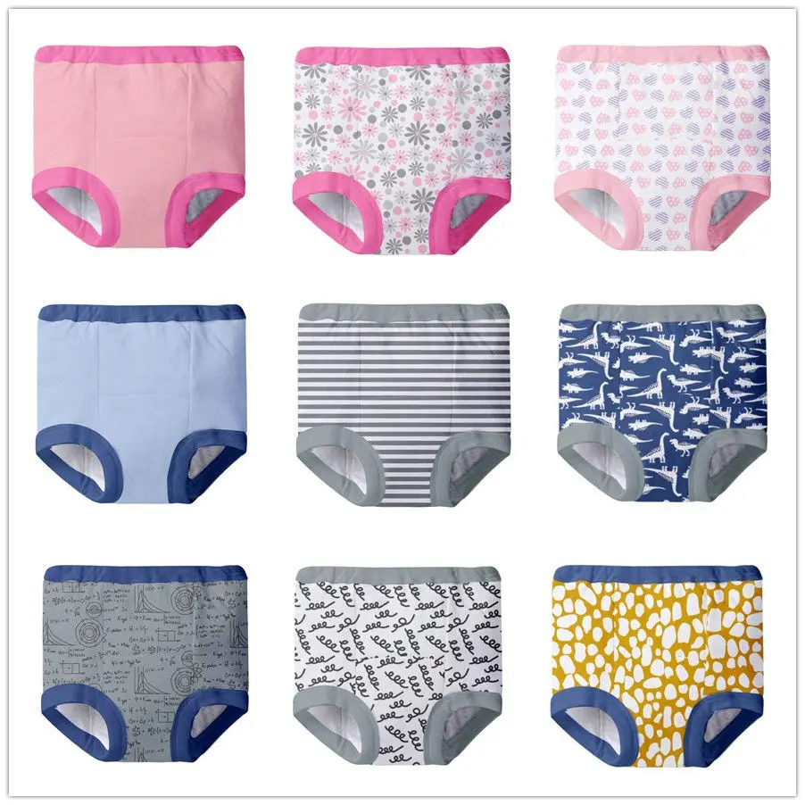 

Baby Cotton Training Pants Panties Infant Reusable Cloth Diaper Nappies Washable Toddler Underwear Nappy Changing Briefs NP002