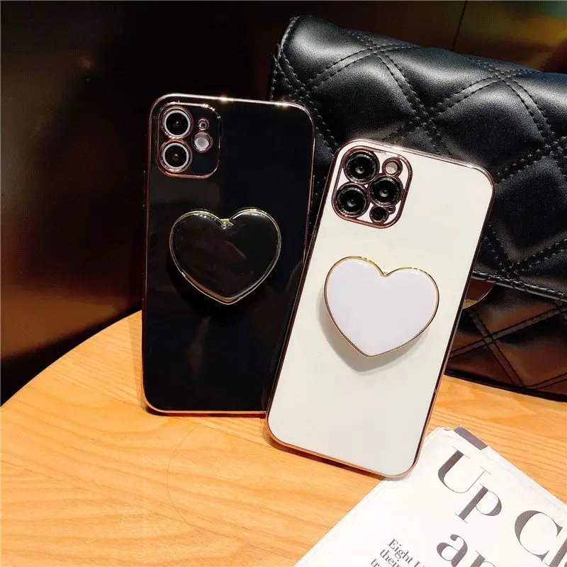 Luxury Silicone Case For iphone With Holder