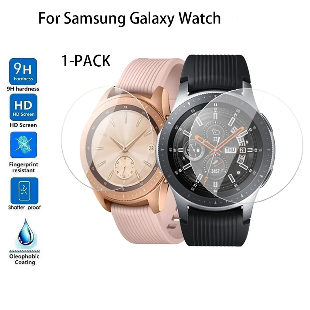 Ouhaobin Защитная пленка для Samsung Galaxy Watch 42 мм/46 мм Закаленное стекло