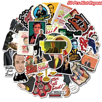 

50Pcs Better Call Saul Tv Show Stickers For Skateboard Laptop Phone Bicycle Luggage Guitar Graffiti Sticker Waterproof Decals