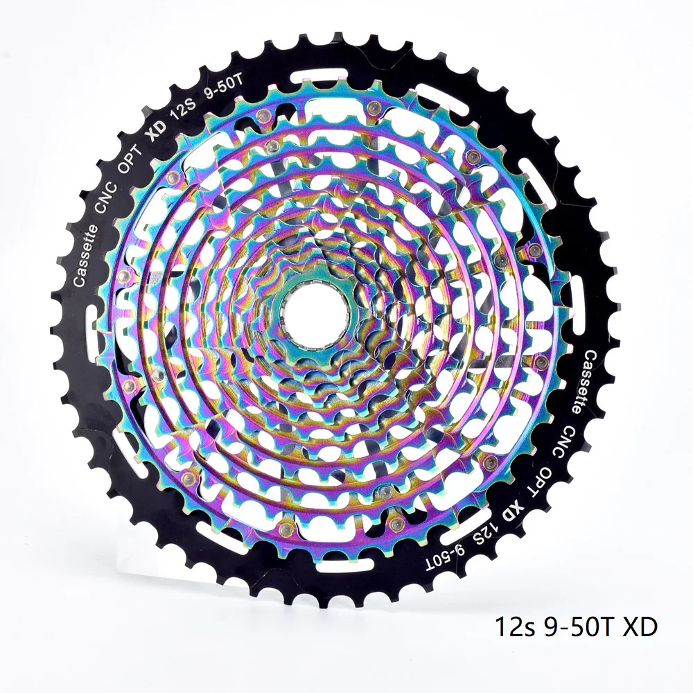 Конечная MTB 12 Скоростей 9 50T ULT XD красочная кассета K7 В Радужная Ультралегкая