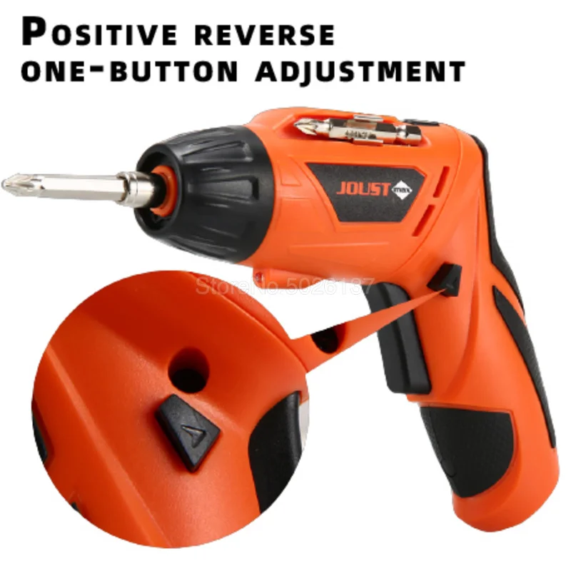 Black + Decker Black & Orange 8V Wireless Drill