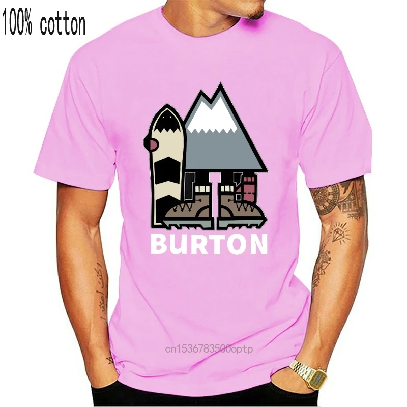Burton сноуборды Логотип новая футболка Размеры S-5XL | Женская одежда