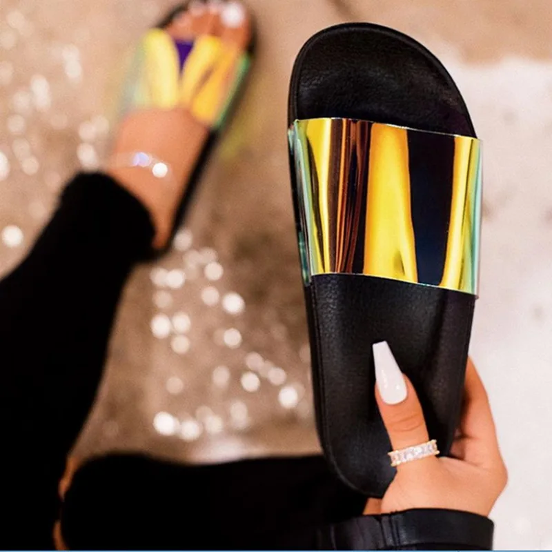 

2020 Women Slippers Home Slippers Summer Sandals Slides Female Shoes Flip Flops Sandalias Sea Beach Shoes Slides Mujer