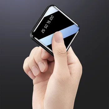 

New Mini PowerBank Fast Charging 20000mAh Portable 10000mAh USB Power Bank External Battery Charger For Xiaomi iPhone