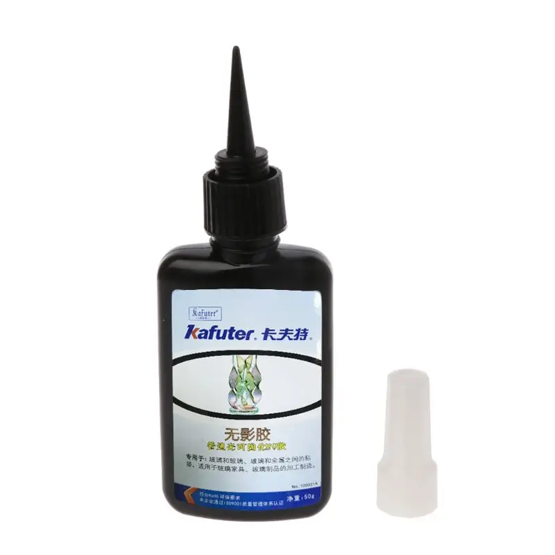 

50ML K-300 UV Glue Curing Adhesive Transparent Glass Bonding Repair Liquid Glue M4YD