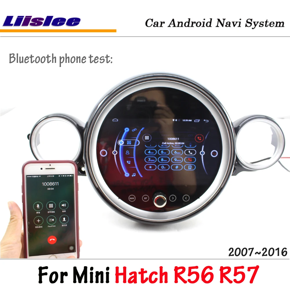Excellent Liislee 9 Inch Android Car For Mini Hatch R56 R57 2007~2016 With Ambient Light Stereo Screen GPS NAVI Map Navigation Multimedia 4
