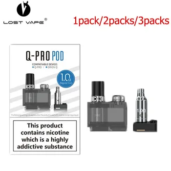 

Original Lost vape Orion Q-Pro Pod 2ml Cartridge with 1.0ohm Orion Q Pro Coil For E Cigarette Lostvape Orion Q-Pro Vape Pod Kit