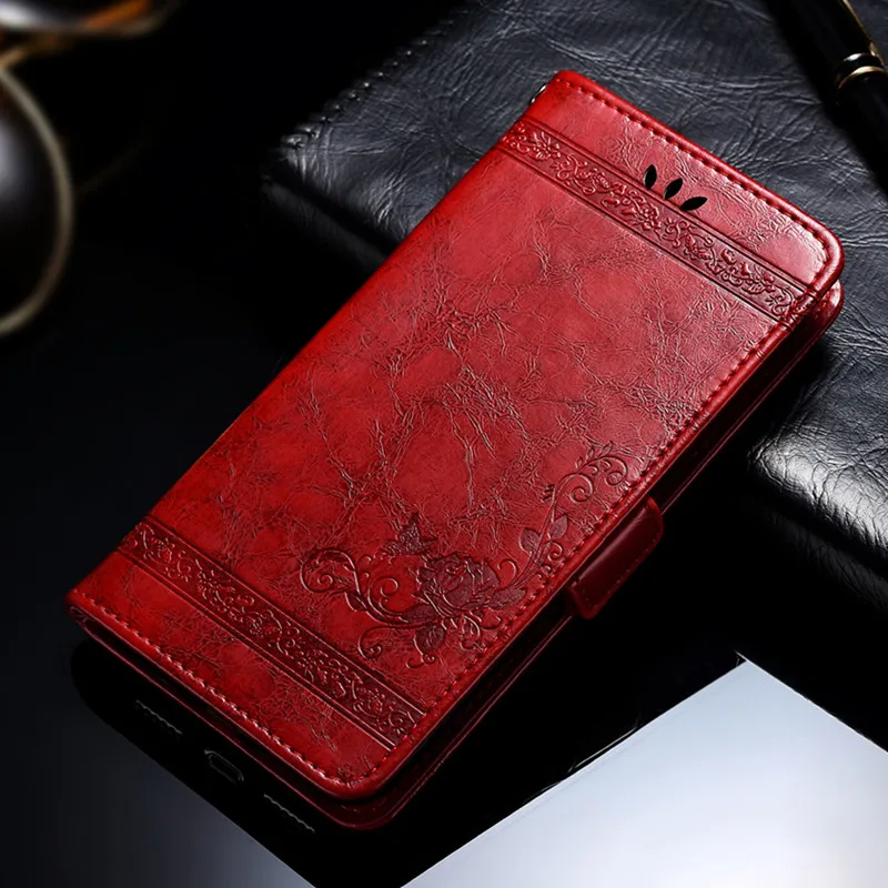 Винтажный флип-чехол для iphone X XS Max XR, кожаный, в виде бумажника, Магнитный чехол для iphone 7 8 6 6s plus capa - Цвет: Red
