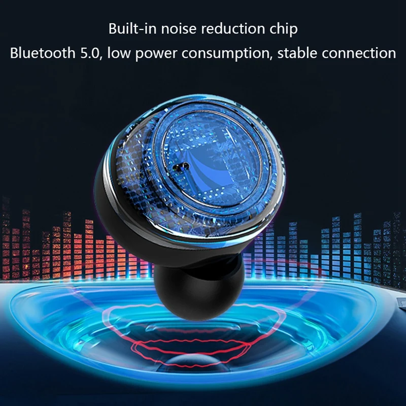 M2 TWS Bluetooth 5 0 Earphone Press Control Wireless Headphones Bass Headset for Xiaomi iPhone Phone Moblie Earbuds