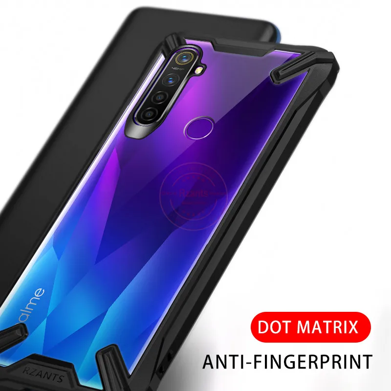 Противоударный армированный силиконовый чехол для OPPO Realme 5/Realme 5 Pro/Realme Q прозрачные чехлы роскошный акриловый чехол из ТПУ