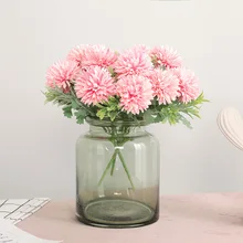 Aliexpress - Home Desktop Fake Flower Placement Simulation Bouquet Wholesale Wedding Guide Layout Simulation 5 Dandelion Ball Chrysanthemum
