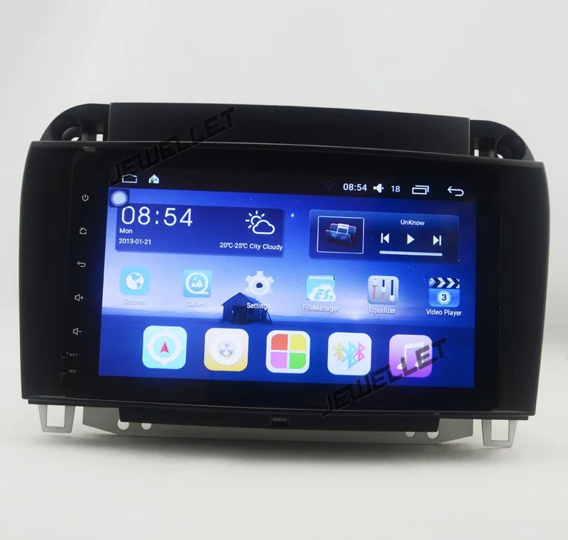

8" Octa core 1024*600 HD screen Android 8.1 Car GPS radio Navigation for Benz S-class W220 1999-2005 with 4G/Wifi DVR OBD