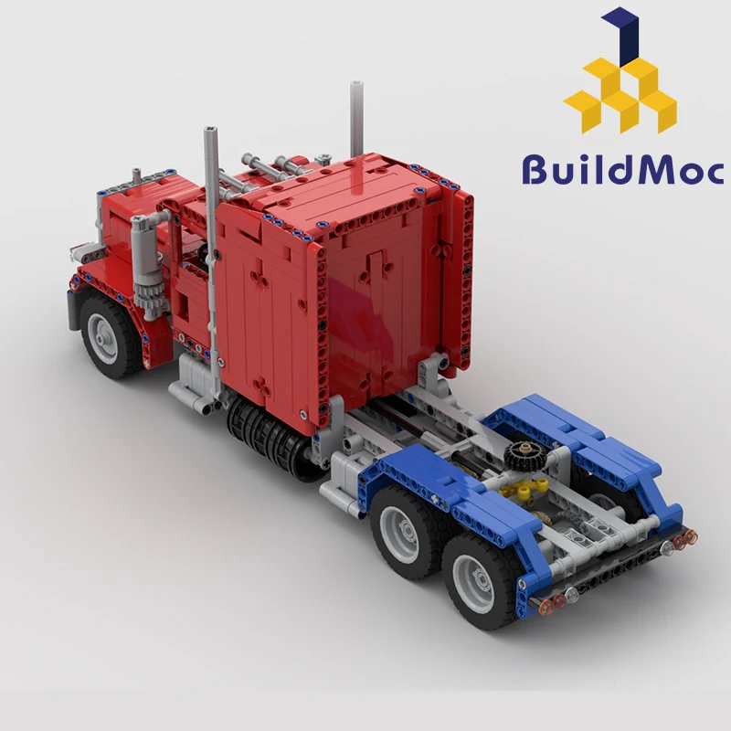 BuildMoc Peterbilt грузовик для MOC 24330 379 Lamborghini LeGINGlys Строительные блоки Набор игрушек DIY