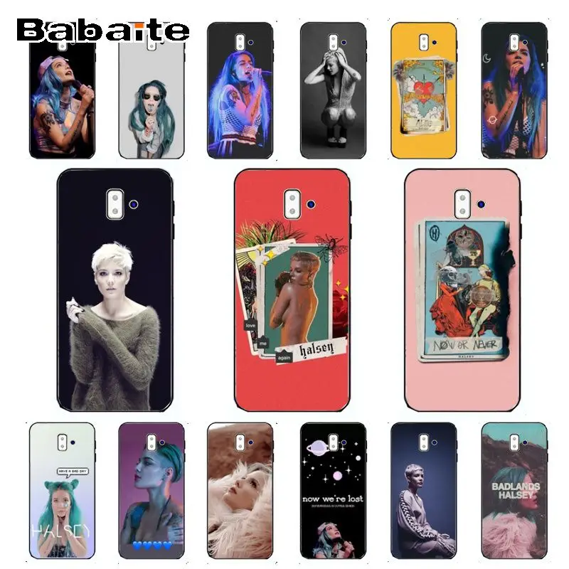 

Halsey Lyrics Hopeless DIY Printing Drawing Phone Case cover Shell For samsung Galaxy j6 plus A6 A8 A9 A10 A30 A50 Cellphones